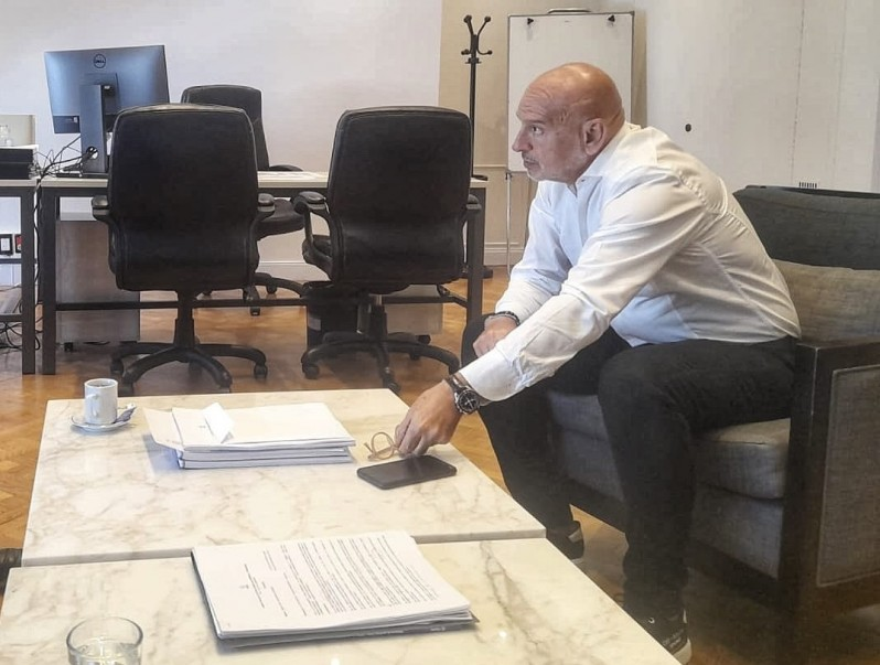 El presidente del Pami, Esteban Leguizamo.