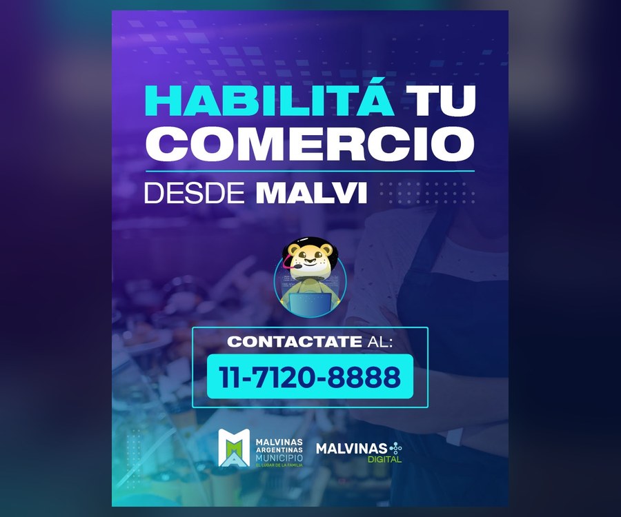 Habilitá tu comercio desde Malvi - Municipio de Malvinas Argentinas
